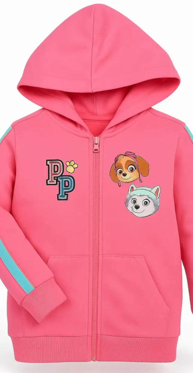Ζακέτα Φούτερ με Κουκούλα Paw Patrol Pink 8020201 - 6-7 Y (122cm) 2