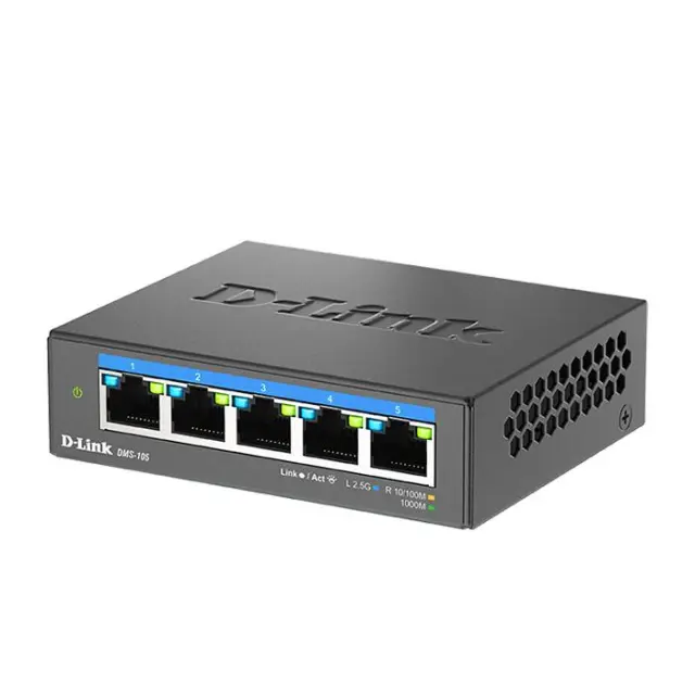 D-Link DMS-105 Unmanaged L2 Switch με 5 Θύρες Ethernet