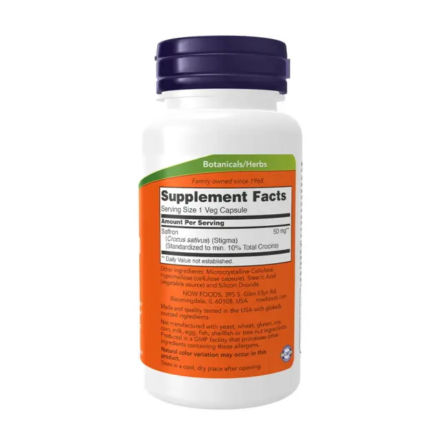 Now Foods Saffron 50 mg 2