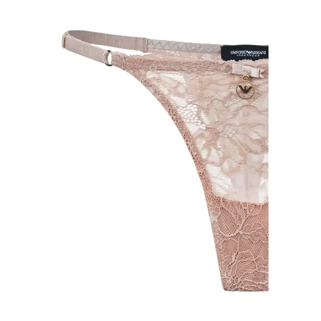 Emporio Armani Γυναικείο String Lace, Χρώμα Nude - L 3