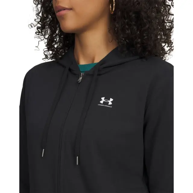 Under Armour Sport Terry Full-Zip Hoodie (6011017-001) - Μαύρο 3