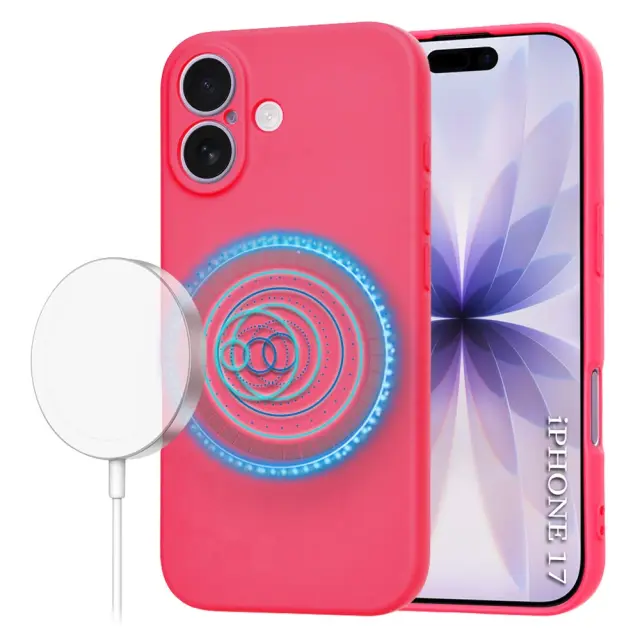 Techsuit® SoftFlex MagSafe Θήκη για iPhone 17- Hot Pink