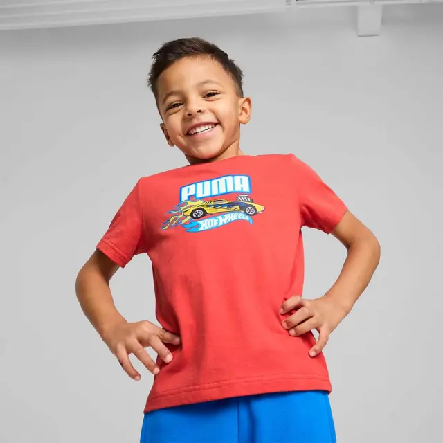 Puma Kids X Hot Wheels Graphic Tee Κόκκινο 630069-15 (Puma)