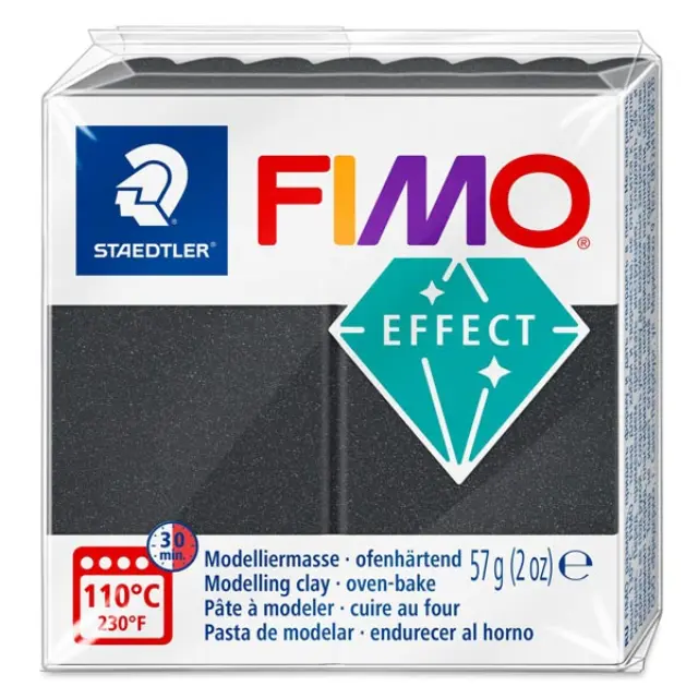 Πολυμερικός Πηλός Staedtler Fimo Effect No91 - Metallic Steel Grey - 57gr