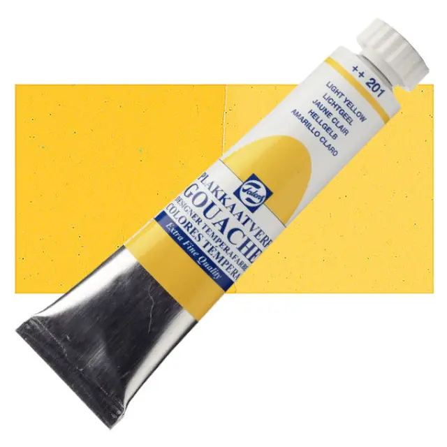 Τέμπερα Talens Gouache - 201 Light Yellow - 20ml
