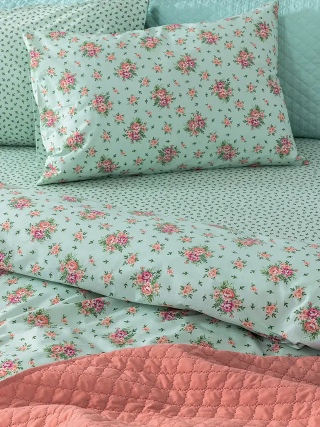 Palamaiki Σετ Υπέρδιπλα Σεντόνια Fashion Life 240x260 FL6273 Χωρίς Λάστιχο 2