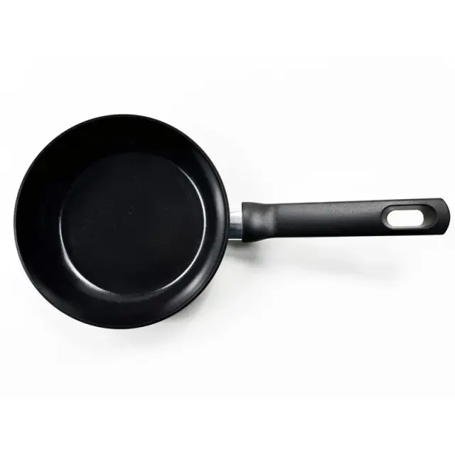 Cookshop Τηγάνι 24cm Με Κεραμική Αντικολλητική Επίστρωση Venice Μαύρο