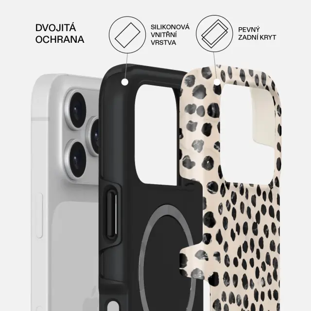 Burga Tough Magsafe Case, Almond Latte - iPhone 17 Pro 2