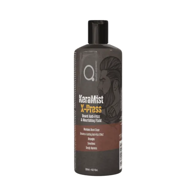 Keramist X-Press 500ml by QureHomme– Anti-Frizz & Nourishing Fluid for Ultimate Beard Care