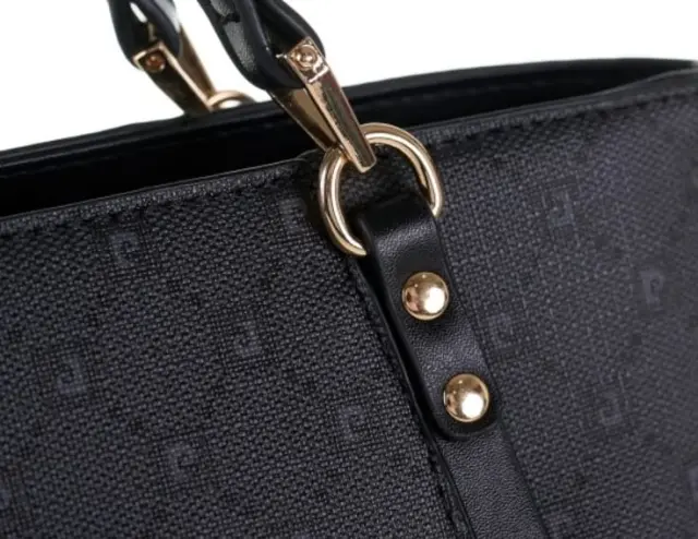 Γυναικεία τσάντα χειρός Pierre Cardin μαύρη, MS168 87128 2