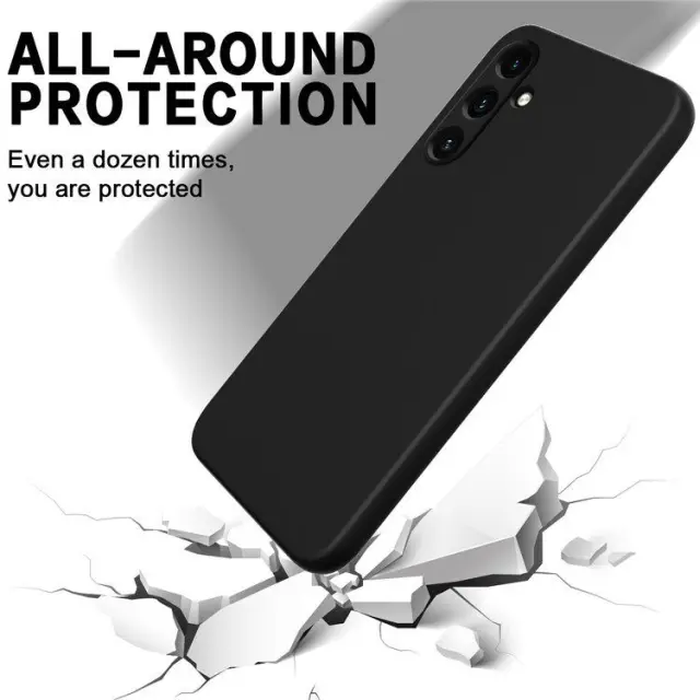 Θήκη Σιλικόνης με Λουράκι Καρπού για Samsung Galaxy M35 5G- Black OEM 3