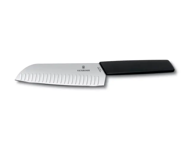 Μαχαίρι Santoku Victorinox Swiss Modern με μήκος λεπίδας 17cm - Black6.9053.17KB 2