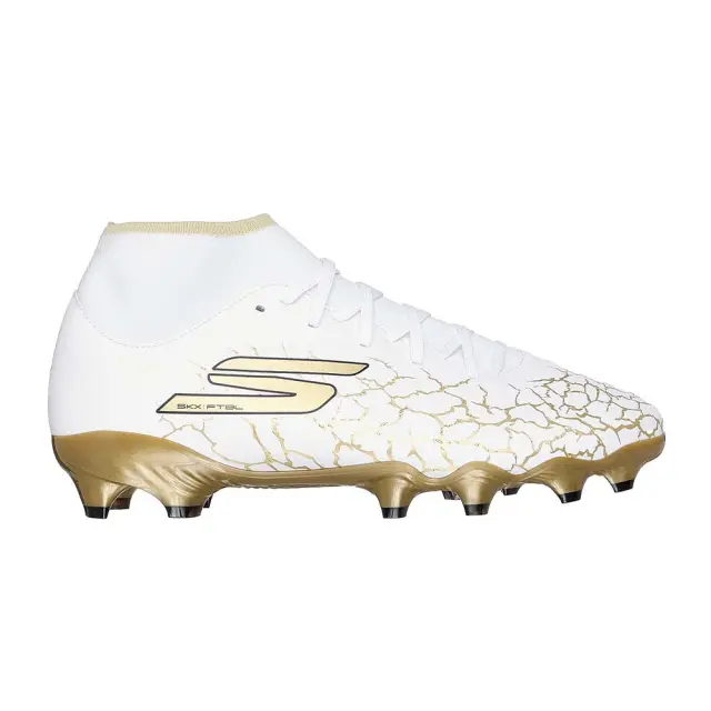 Skechers Men's SKX_1.5 Academy FG High Άσπρο - Χρυσό 252019-WBGD (Skechers) - 44