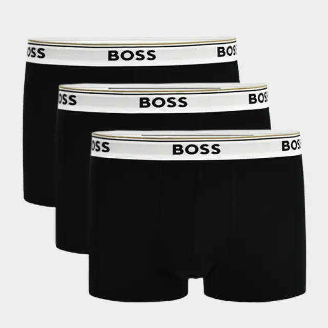 Μποξεράκια Boss 50475274TRUNK3PPOWER_NE994 Μαύρο - 2XL