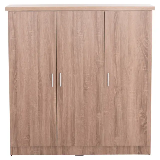 ΝΤΟΥΛΑΠΑ 3ΦΥΛΛΗ ΜΕ ΡΑΦΙΑ FB92482.01 SONAMA OAK ΜΕΛΑΜΙΝΗ 120-116x40x123,5Υεκ. 3