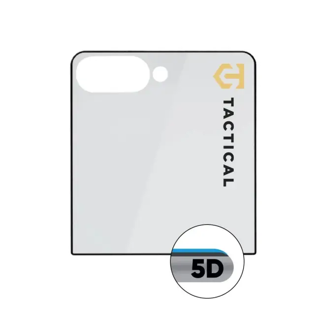 Tactical® Tempered Glass για Galaxy Z Flip 7/ Z Flip 8 - Outer Black