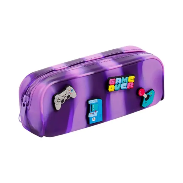 Puckator 3D Κασετίνα σιλικόνης / Silicone Pencil Case with Charms: Game Over
