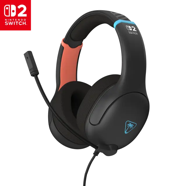 Turtle Beach Airlite Fit Headset Charcoal Black for Nintendo Switch&trade; 2 - Nintendo Switch 2