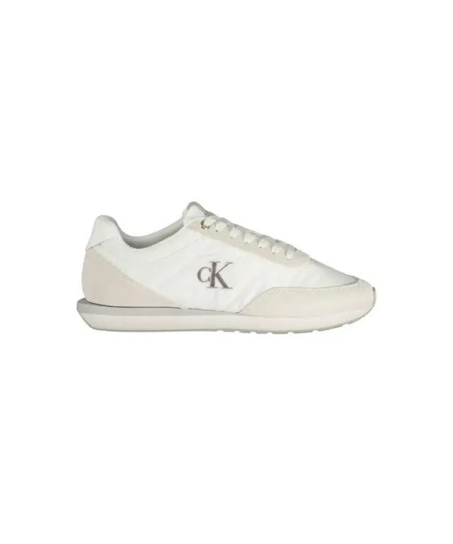 Calvin Klein - Ανδρικά Sneakers Ck Retro Runner Ess Mix Mat YM0YM01361-0K4 Εκρού
