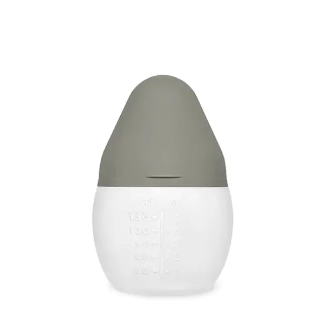 Elhee Μπιμπερό από ιατρική σιλικόνη 150ml Kaki BB15009P 3