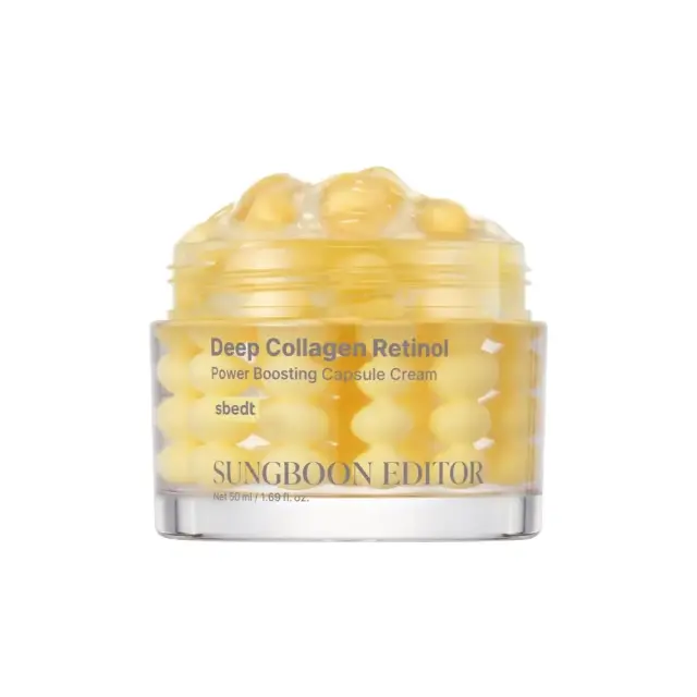 Sungboon Editor Deep Collagen Retinol Power Boosting Capsule Cream - Κρέμα Αναδόμησης με Κολλαγόνο και Ρετινόλη 50ml