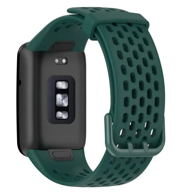 Breathable Λουράκι Σιλικόνης Για Xiaomi Mi Band 7 Pro - Dark Green OEM 2