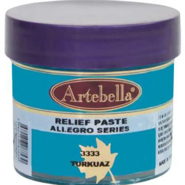 Artebella Allegro Πάστα Relief - 3333 Turquoise - 50ml