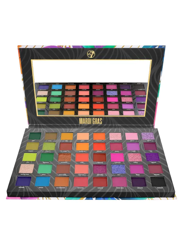 Mardi Gras Pressed Pigment Palette W7 3