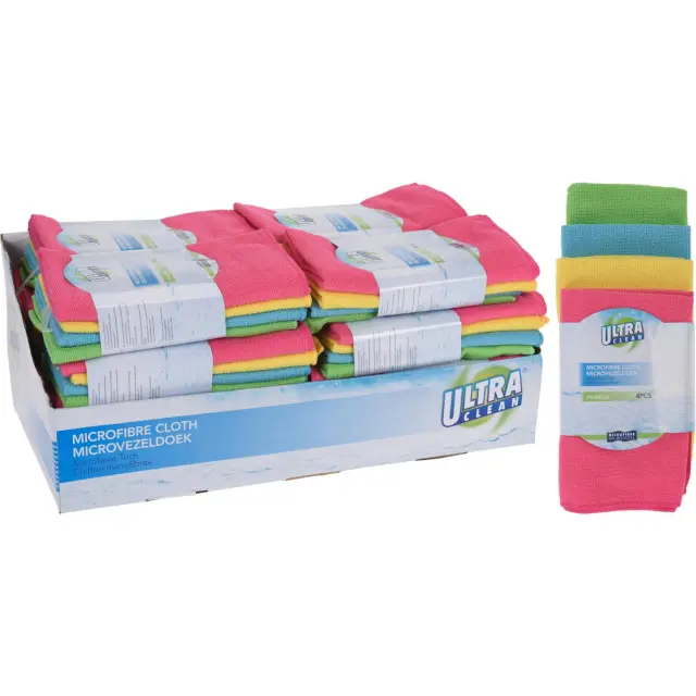 Πανάκι Microfibre 210gsm 40x48cm Σετ 4Τμχ