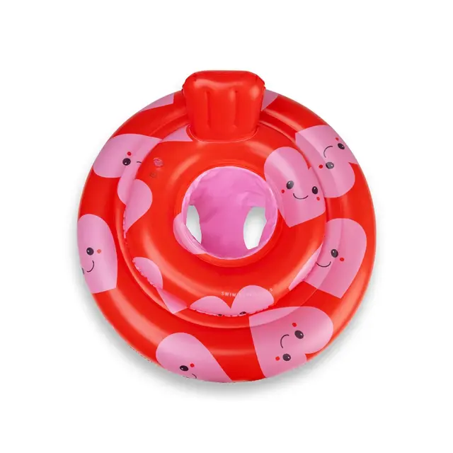 Swim Essentials: Σωσίβιο με Κάθισμα ⌀69εκ. Red Hearts (0-1 ετών) 411616 2