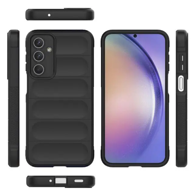 Rugged Anti-Scratch Θήκη για Samsung Galaxy M35 5G- Black OEM 3