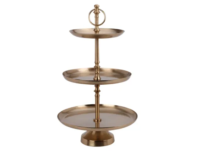 Εταζέρα Home & Styling με 3 επίπεδα και διαστάσεις 30x30x50cm - Gold A67101530 3