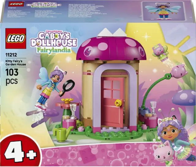 Lego Gabby's Dollhouse Kitty Fairy's Garden House / 11212 (Lego)