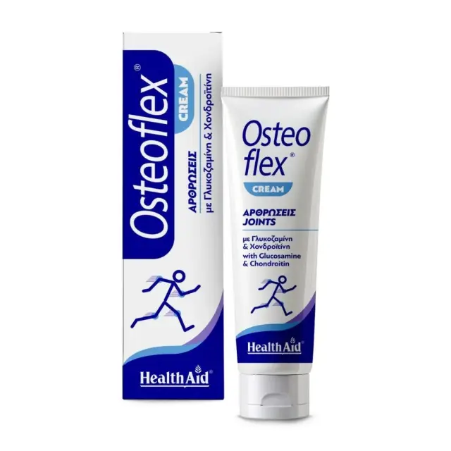 HEALTH AID Osteoflex Cream Glucosamine & Chondroitin Κρέμα για Αρθρώσεις & Συνδετικούς Ιστούς, 100ml