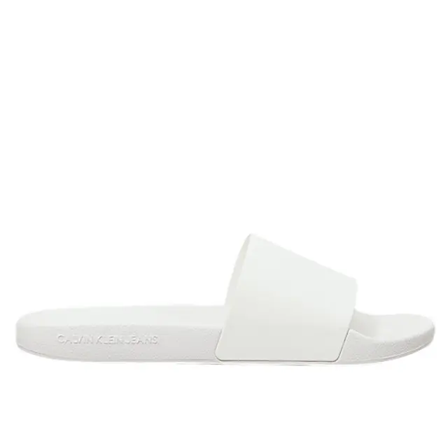 Γυναικείες Παντόφλες Slide Calvin Klein YW0YW01715 0K4 Λευκές Άσπρο - 36