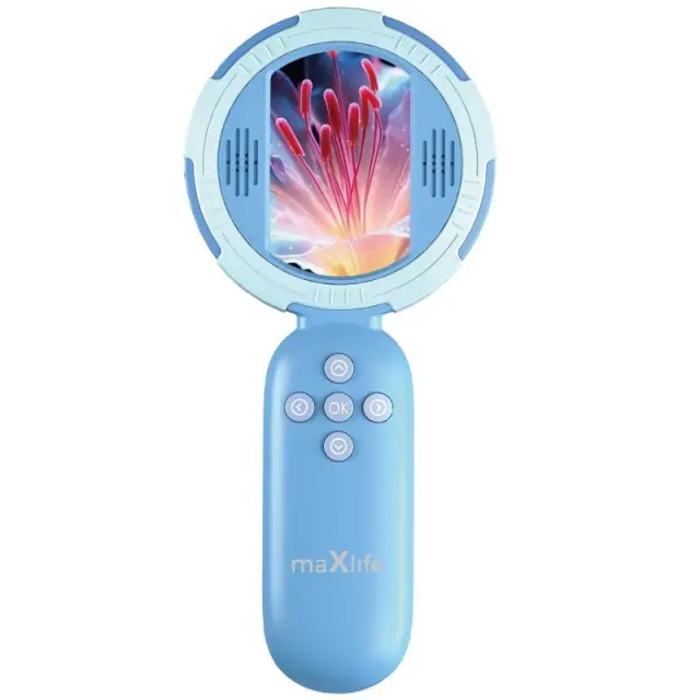 Εκπαιδευτικό Ψηφιακό Μικροσκόπιο Maxlife MXDM-100 Μπλε N71859