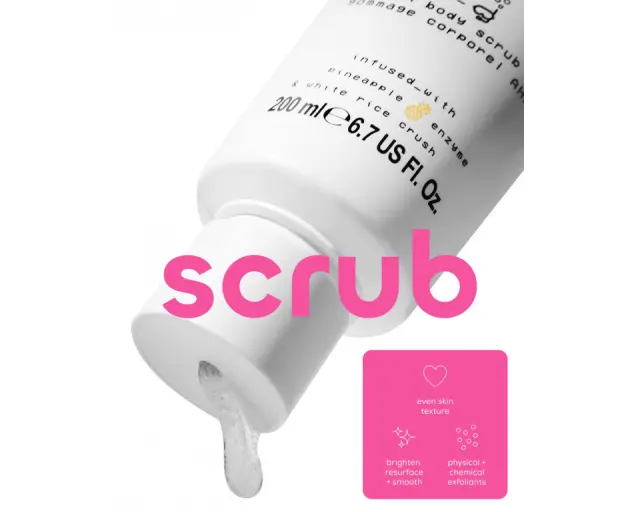 GLOW HUB GO DEEP AHA BODY SCRUB 200ML 2