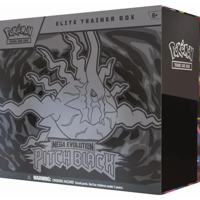 Pokemon Company Pokemon TCG Mega Evolution Elite Trainer Box Pitch Black POK142138 185225