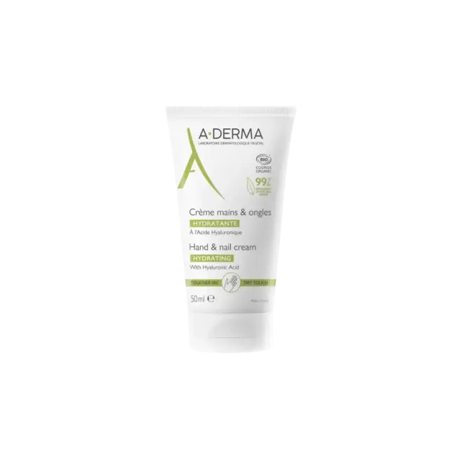 A-Derma Ενυδατική Κρέμα Χεριών & Νυχιών 50ml