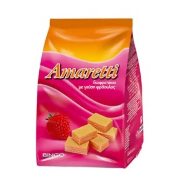 Amaretti Γκοφρέτα Φράουλα 125gr