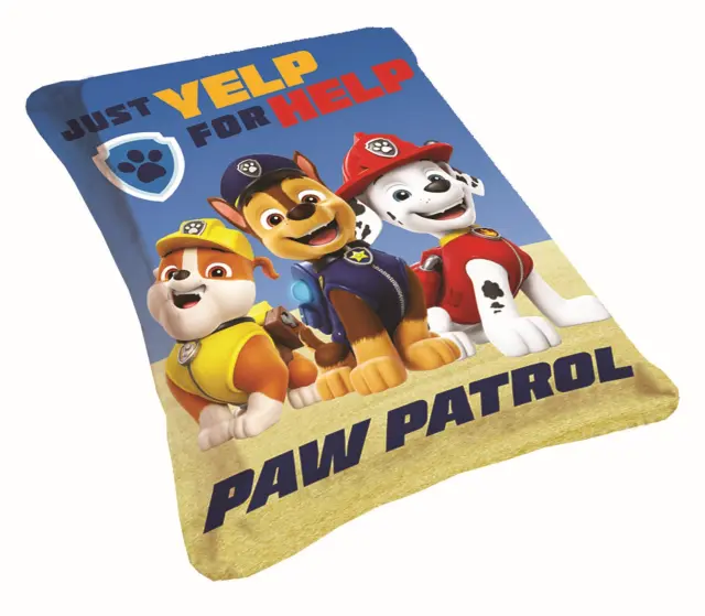 Κουβέρτα Κούνιας 100x150 250gsm Fleece Viopros Paw Patrol 12 Multicolor 100% Πολυέστερ