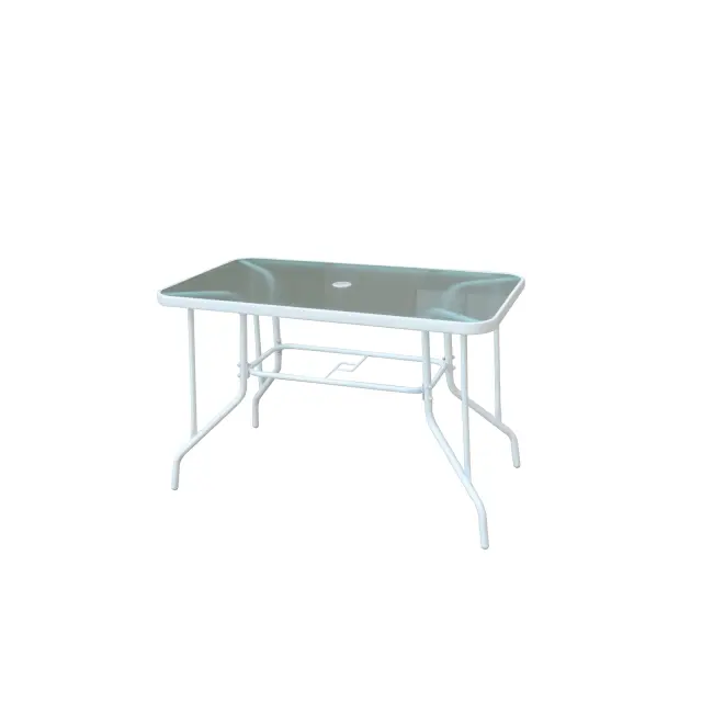Τραπέζι BALENO Άσπρο Μέταλλο 110x60cm