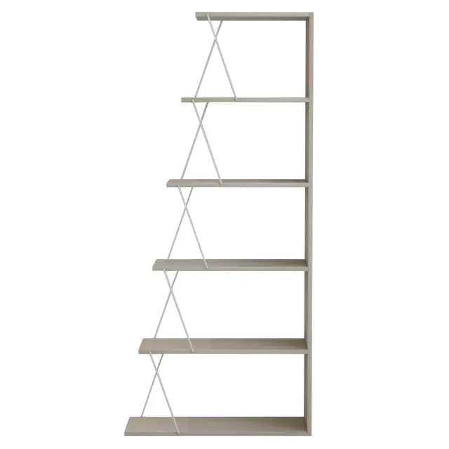 ΒΙΒΛΙΟΘΗΚΗ ΜΕΛΑΜΙΝΗΣ SONOMA ΛΕΥΚΟ FB92241.11 65x22-24x146Υεκ. 3