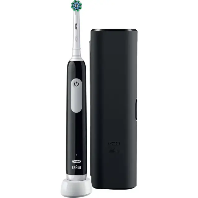 Oral-B Pro Series 1 Black Edition Ηλεκτρική Οδοντόβουρτσα σε Μαύρο Χρώμα με Χρονομετρητή, Αισθητήρα Πίεσης 2