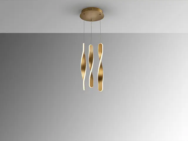 Twist 3L 219381 φωτιστικό κρεμαστό χρυσό 2
