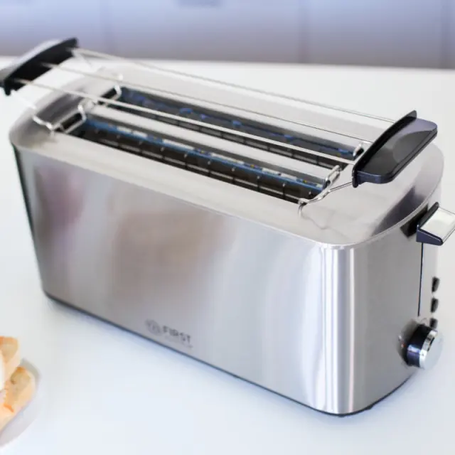 Φρυγανιέρα 4 Θέσεων Σε 2 Εγκοπές Inox 1400W FIRST AUSTRIA FA-5367-5 3