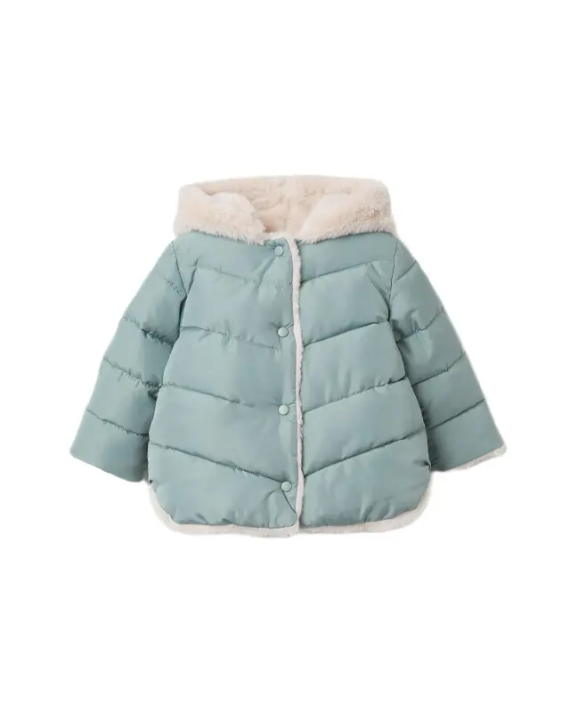 Zippy βρεφικό puffer μπουφάν για μωρό κοριτσάκι ZBGAP0101_26008-1