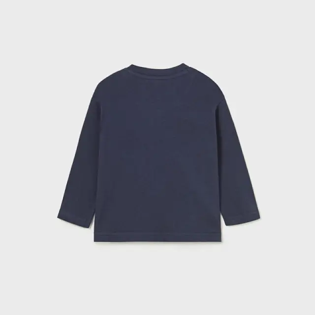 Baby 6 μηνών έως 4 ετών Μπλούζα διαδραστική oversize Better Cotton μπλε - 12M 3