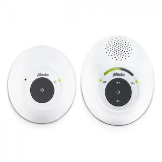 Full Eco DECT Ασύρματη ενδοεπικοινωνία (baby monitor) με δυνατότητα αμφίδρομης επικοινωνίας, σε λευκό / ανθρακί χρώμα. 2