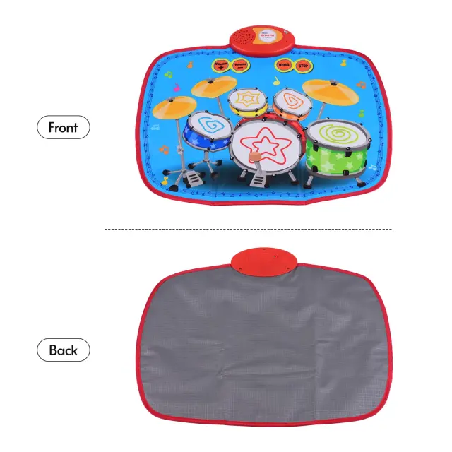 Μουσικό χαλί με δραστηριότητες Mini Drum Kit 43x55 cm 3+ SLW9383